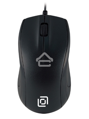Мышь проводная Oklick 185V2 черный, 1200 dpi, USB, кнопки - 3