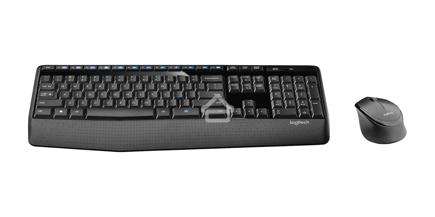 Клавиатура + мышь Logitech MK345 клав:черный мышь:черный USB 2.0 беспроводная Multimedia