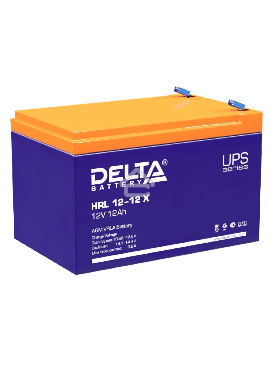 Батарея Delta HRL 12-12 X (12А\ч, 12В) свинцово- кислотный  аккумулятор