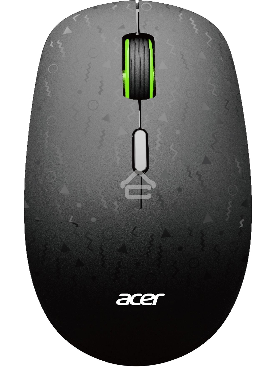 Мышь беспроводная Acer OMR307 черный, 1600 dpi, радиоканал, USB, кнопки - 4