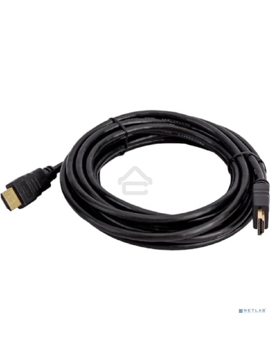 Кабель Proconnect HDMI - HDMI 2.0, 5м, Gold