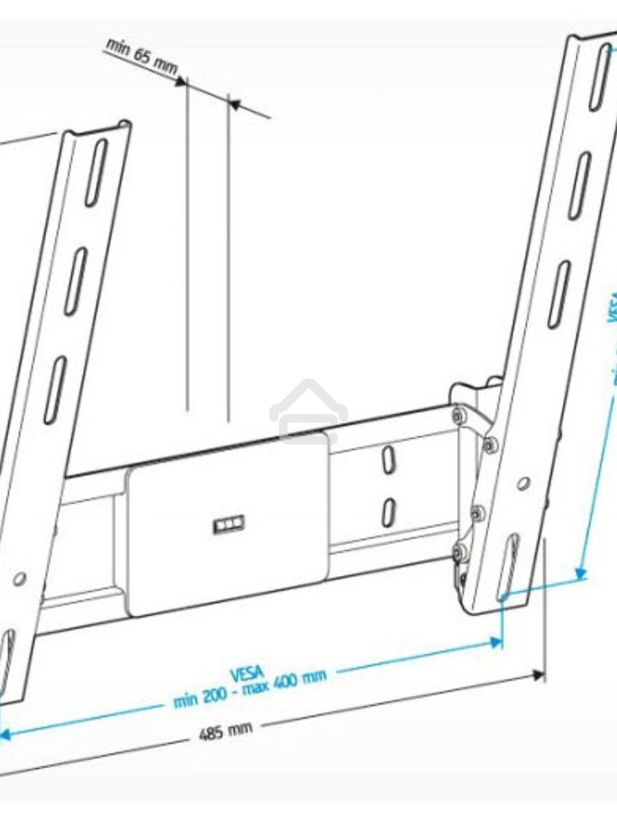 Кронштейн для телевизора Holder LCD-T4612 черный 32