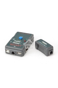 Тестер LAN Cablexpert NCT-2, 100/1000 Base-TX,  для UTP, STP, RJ-11, USB-кабеля 