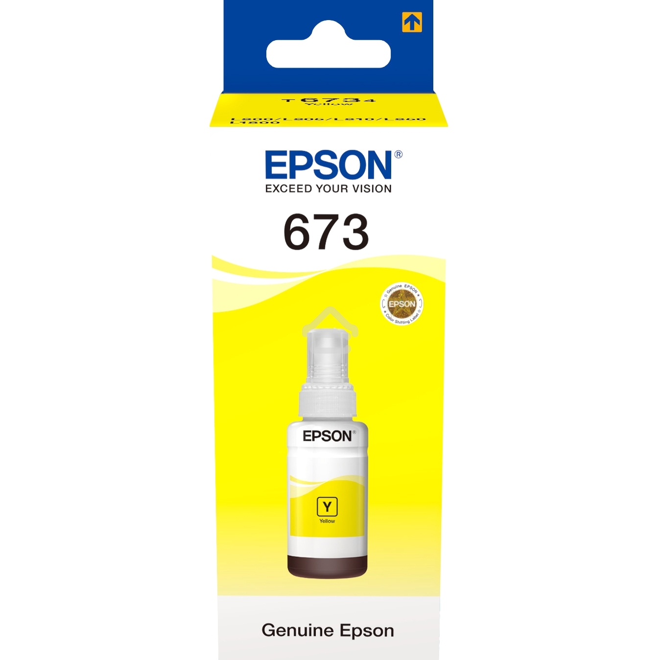 Чернила для EPSON C13T67344A L800 (yellow) 70 мл
