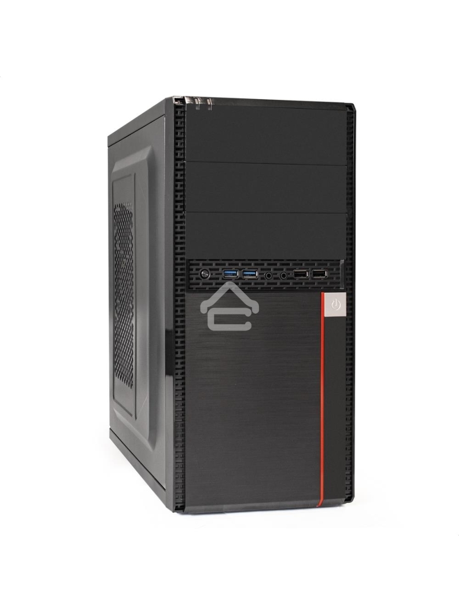 Компьютерный корпус Minitower ExeGate BA-204U (mATX, без БП, 2*USB+2*USB3.0, аудио, черный)