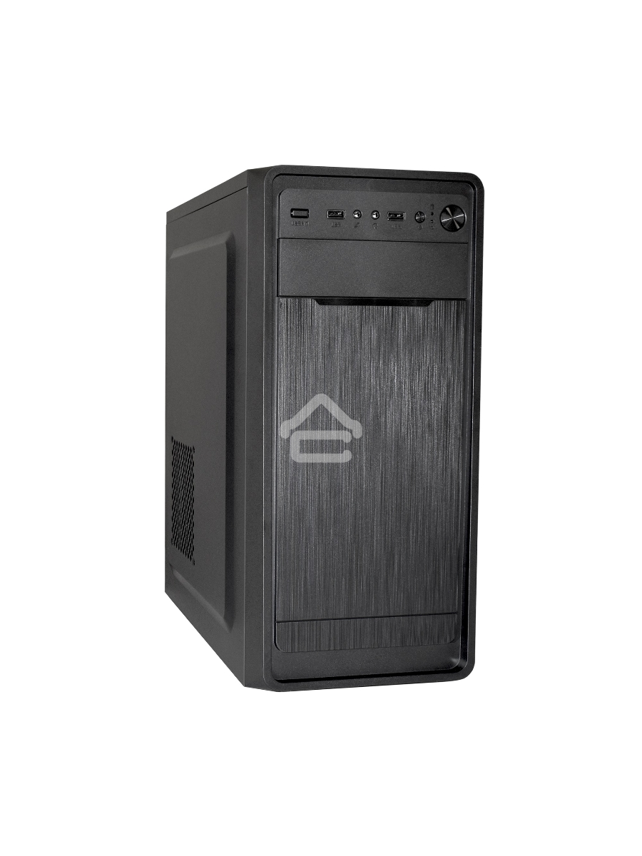 Компьютерный корпус Miditower ExeGate XP-332 Black, ATX, <без БП>, 2*USB, Audio