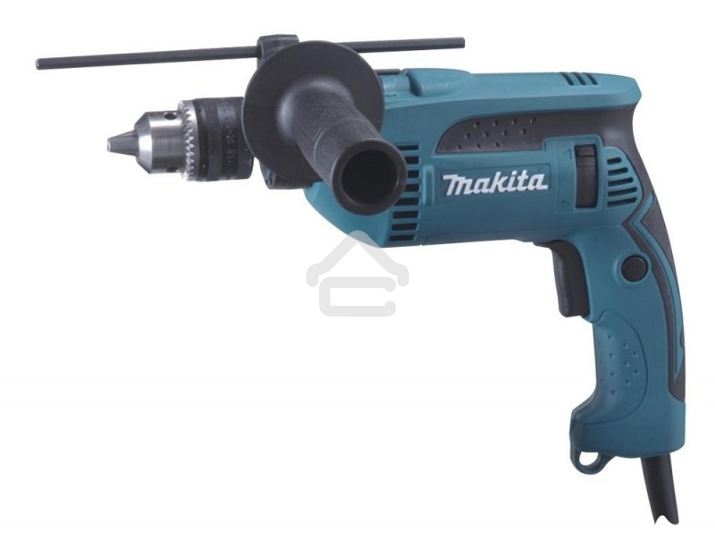 Дрель Makita HP1640, 680 Вт, сетевая, ударная