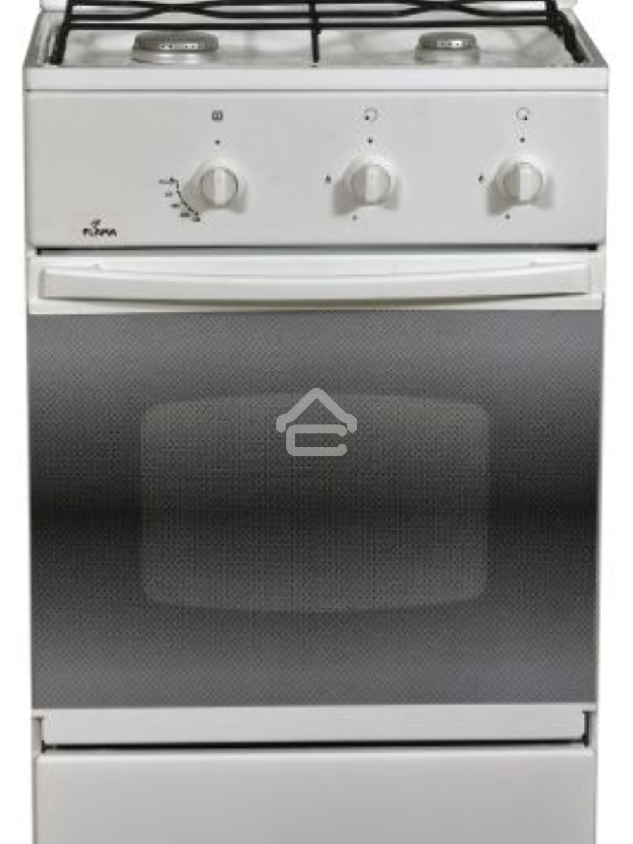 Плита газовая Flama CG 3202 W/B белый, конфорок 2 шт, духовка 30 л, 50 см x 85 см x 38 см
