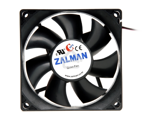 Вентилятор для корпуса Zalman ZM-F1 PLUS (SF) черный, 80 мм, 2000 об/мин, 23 дБ, 3 pin