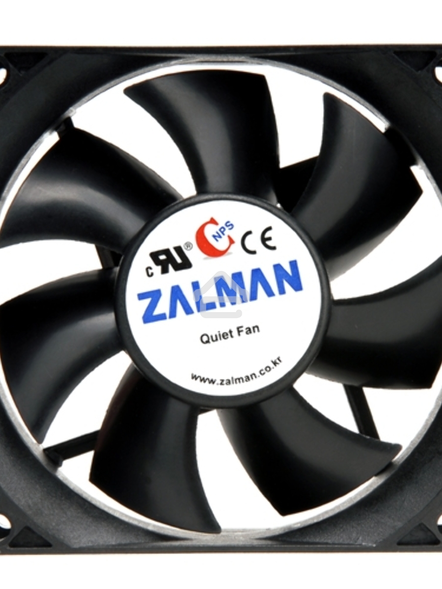 Вентилятор для корпуса Zalman ZM-F1 PLUS (SF) черный, 80 мм, 2000 об/мин, 23 дБ, 3 pin