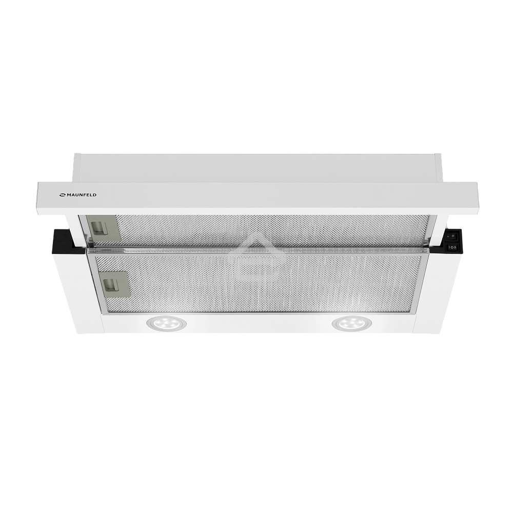 Вытяжка встраиваемая Maunfeld VS Light 50 белый, 50 см, 520 куб. м/ч, 56 дБ