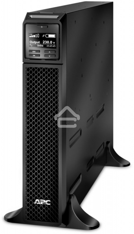 Источник бесперебойного питания APC Smart-UPS SRT, 1000VA/1000W, On-Line, Extended-run, Tower (Rack 2U convertible), черный