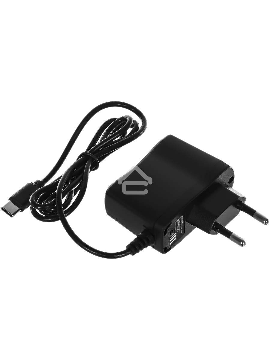 Сетевое зарядное устройство Buro BUWC1 2A кабель USB Type C черный