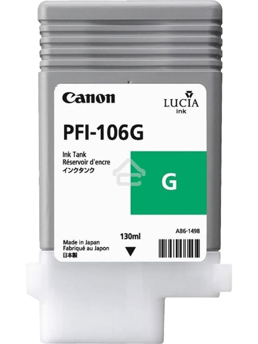 Картридж струйный Canon PFI-106 G зеленый для iPF6400/6450 (6628B001)