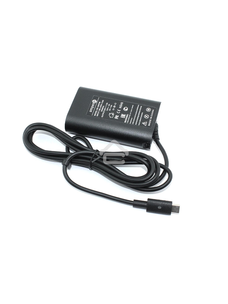 Блок питания (сетевой адаптер) Amperin 5V 3A - 20V 1,5A 30W Type-C, тонкий корпус