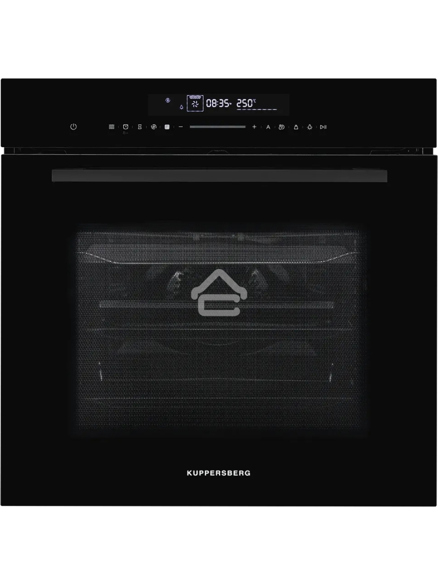 Встраиваемый духовой шкаф Kuppersberg HK 616 Black ШхВхГ: 59.5х59.6х56.5 см, 72 л, гидролизная очистка, черный цвет