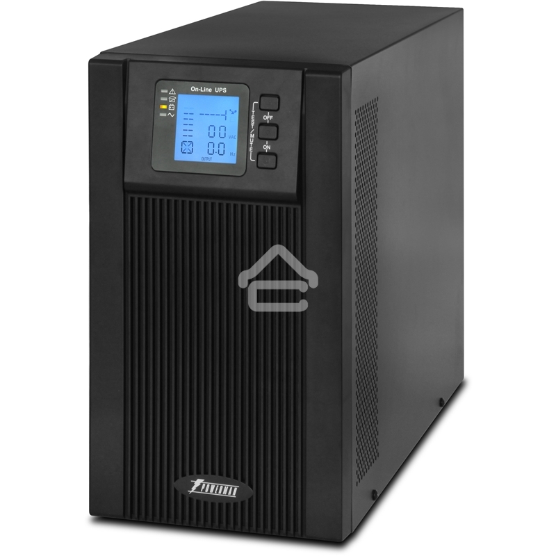 Источник бесперебойного питания Powerman ИБП Online 2000 Plus черный (внешний блок батарей, в комплект не входит)