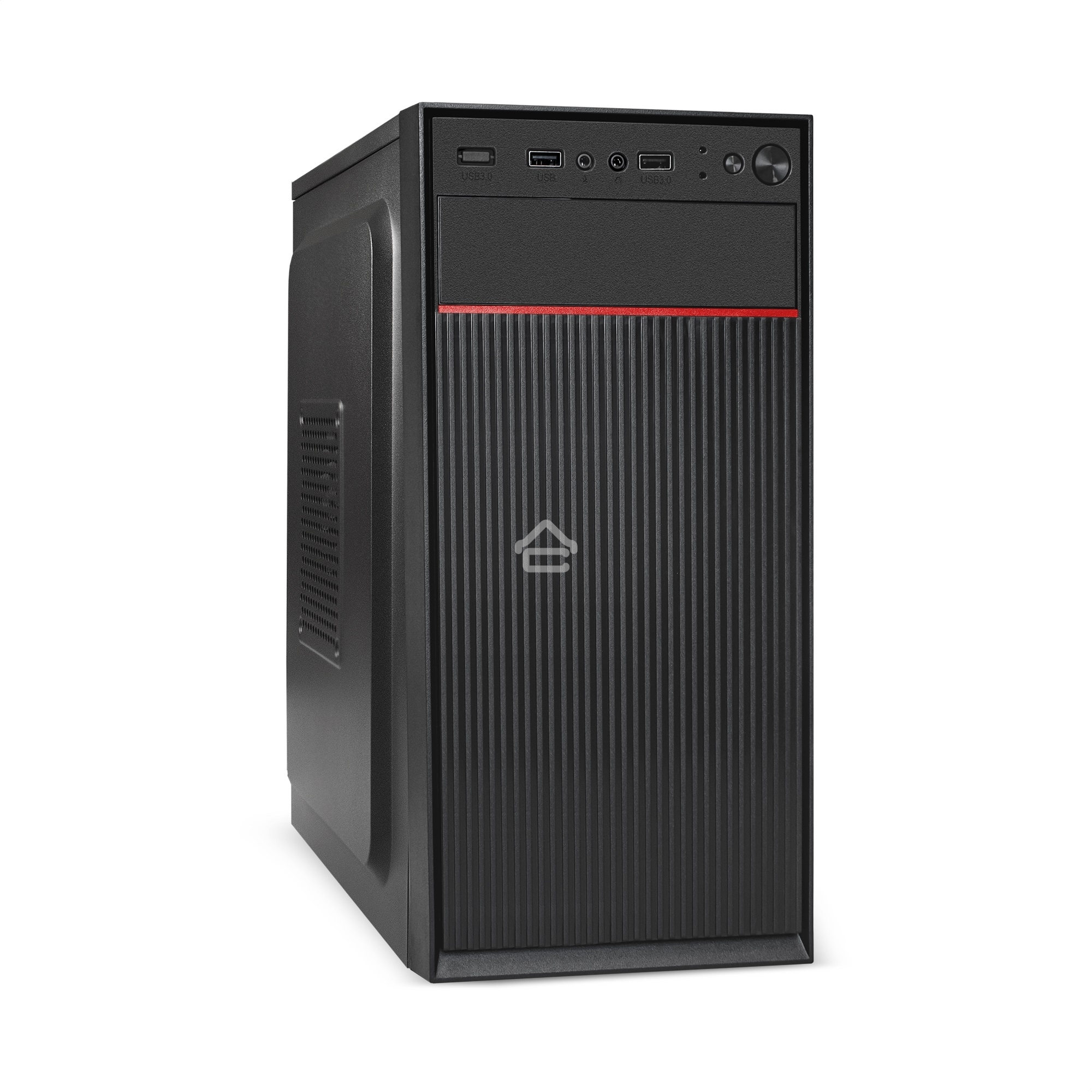Компьютерный корпус Minitower ExeGate BAA-113-AAA450 (mATX, БП AAA450 с вент. 8см, 2*USB, аудио, черный)