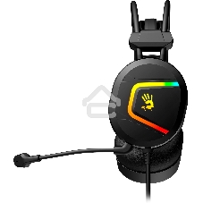 Гарнитура проводная с микрофоном A4Tech Bloody MC750 черный 2.3м мониторные USB оголовье (MC750 BLACK)
