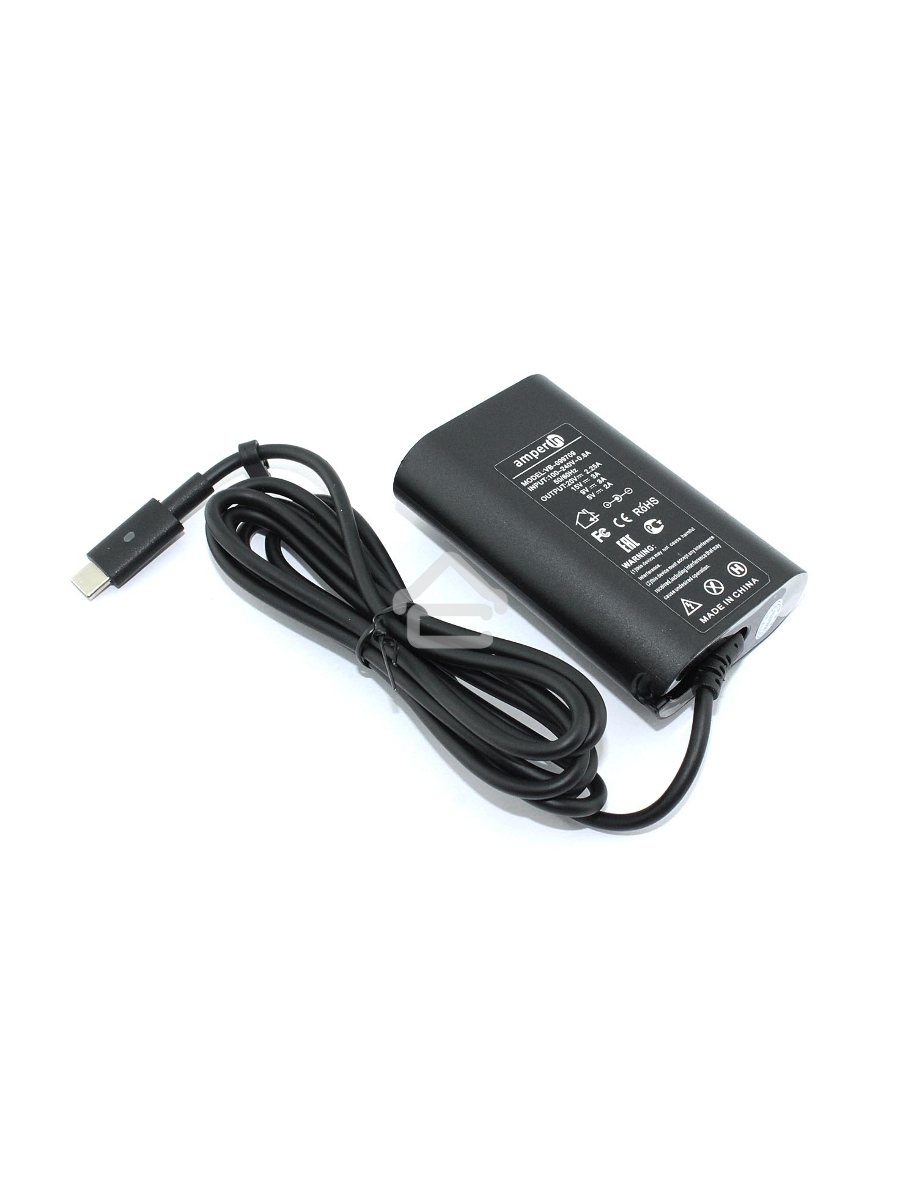 Блок питания (сетевой адаптер) Amperin 5V 3A - 20V 2.25A 45W Type-C, тонкий корпус