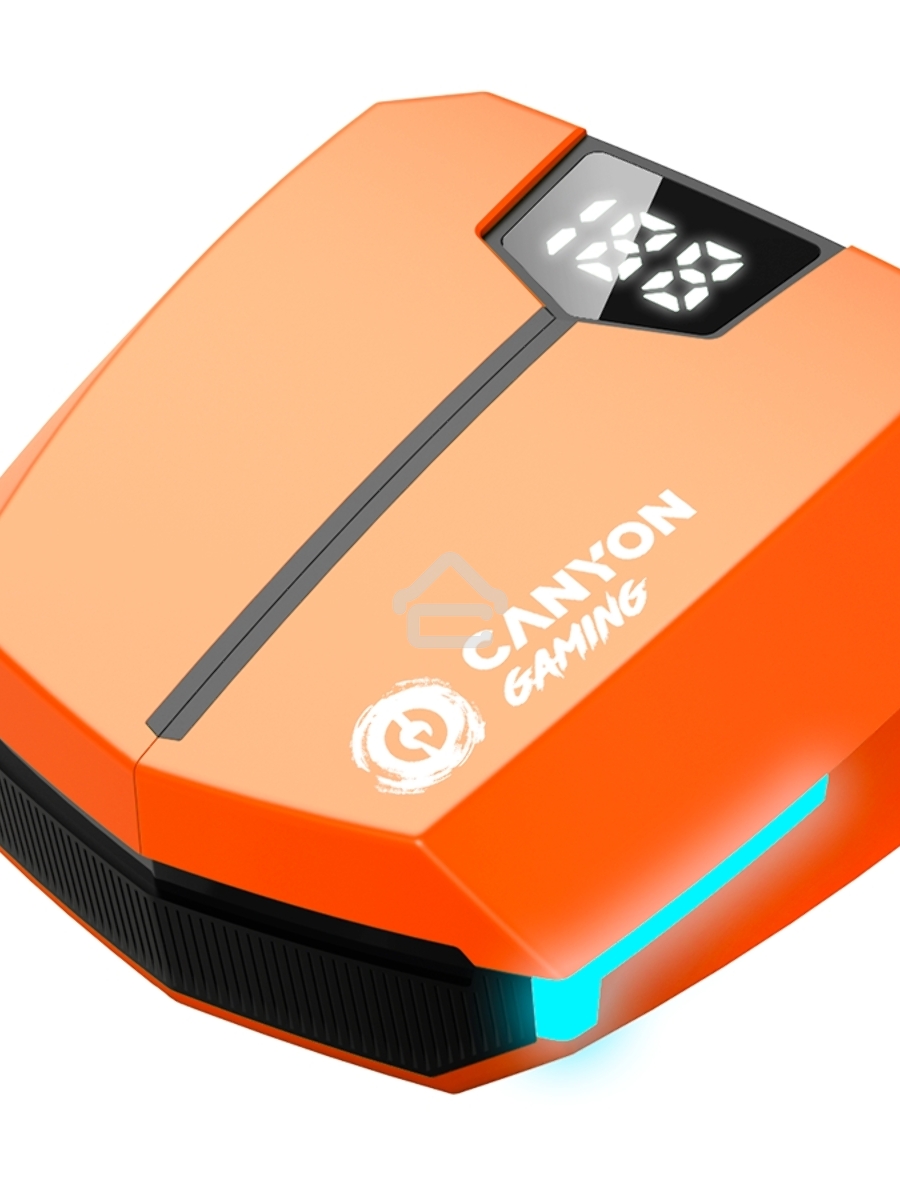 Наушники игровые CANYON headset Doublebee GTWS-2 Gaming Orange