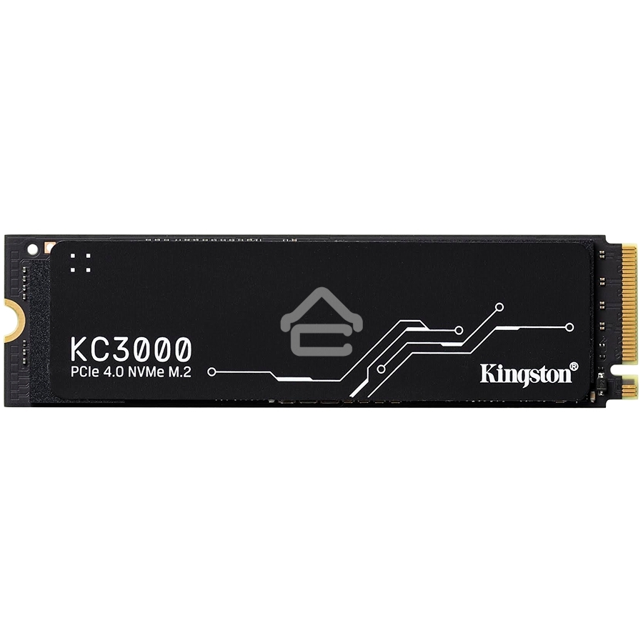 Накопитель SSD Kingston KC3000, 2Tb, PCIe 4.0 x4, M.2 2280, NVMe, R/W 7000/7000, с радиатором