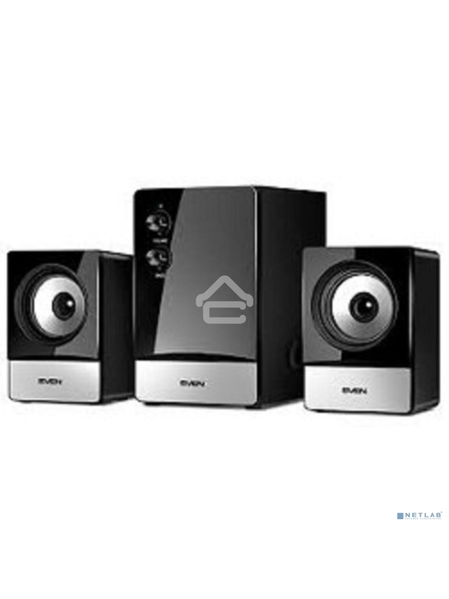 Колонки SVEN MS-90 Black (2x2.5W+ сабвуфер 5W, дерево)