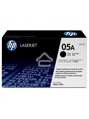 Картридж лазерный HP CE505A черный LJ P2055/P2035 (2300стр.)