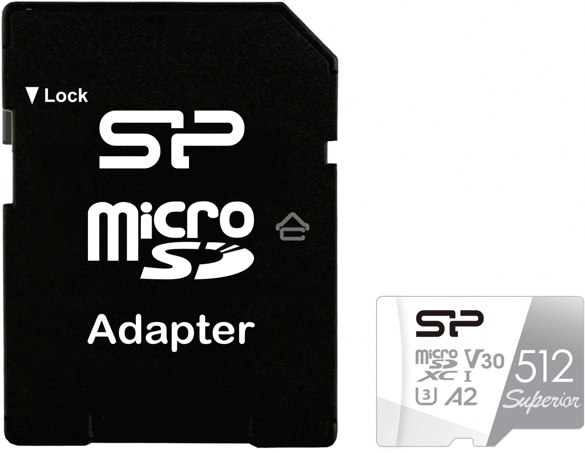 Флеш карта microSDXC 512Gb Class10 Silicon Power SP512GBSTXDA2V20SP Superior + adapter