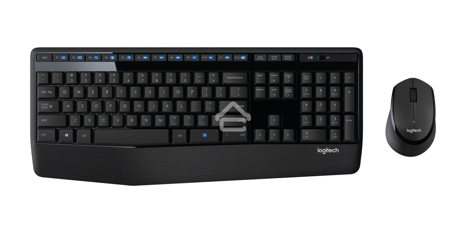 Клавиатура + мышь Logitech MK345 клав:черный мышь:черный USB 2.0 беспроводная Multimedia