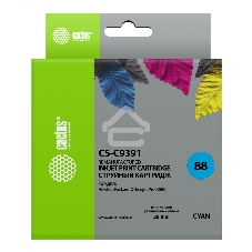Картридж струйный Cactus CS-C9391 голубой для №88 HP Officejet Pro K550 (29мл)