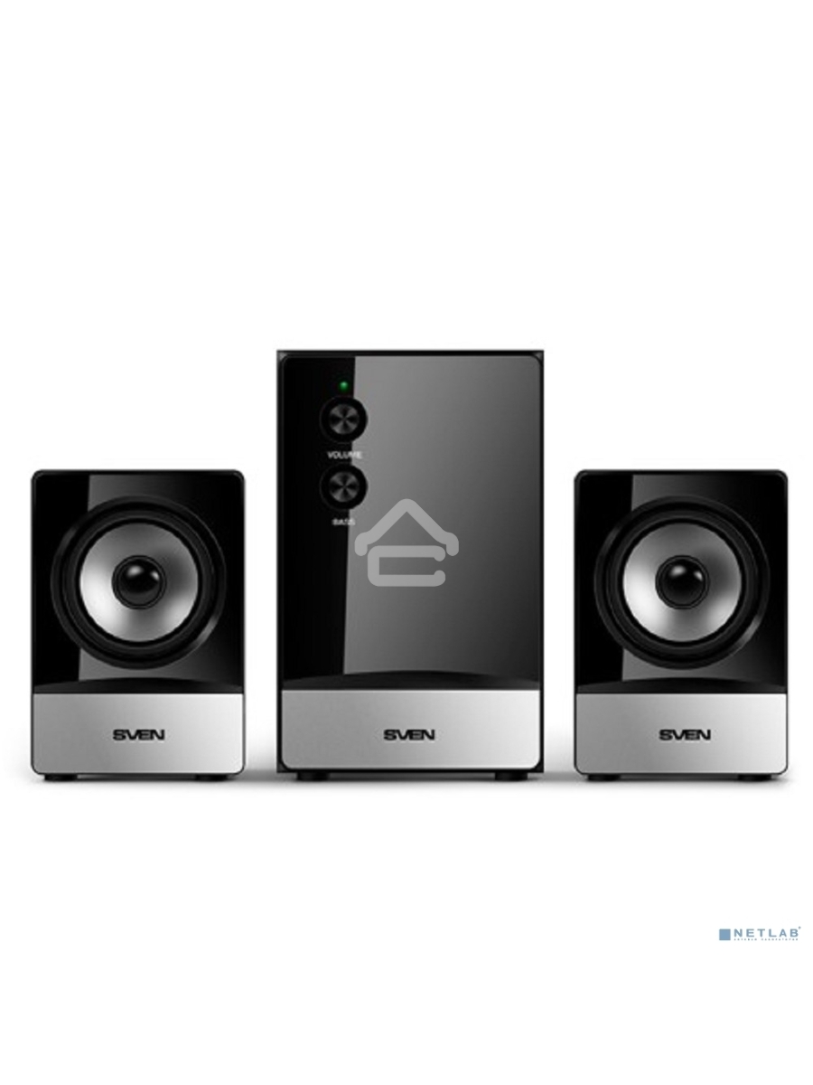 Колонки SVEN MS-90 Black (2x2.5W+ сабвуфер 5W, дерево)