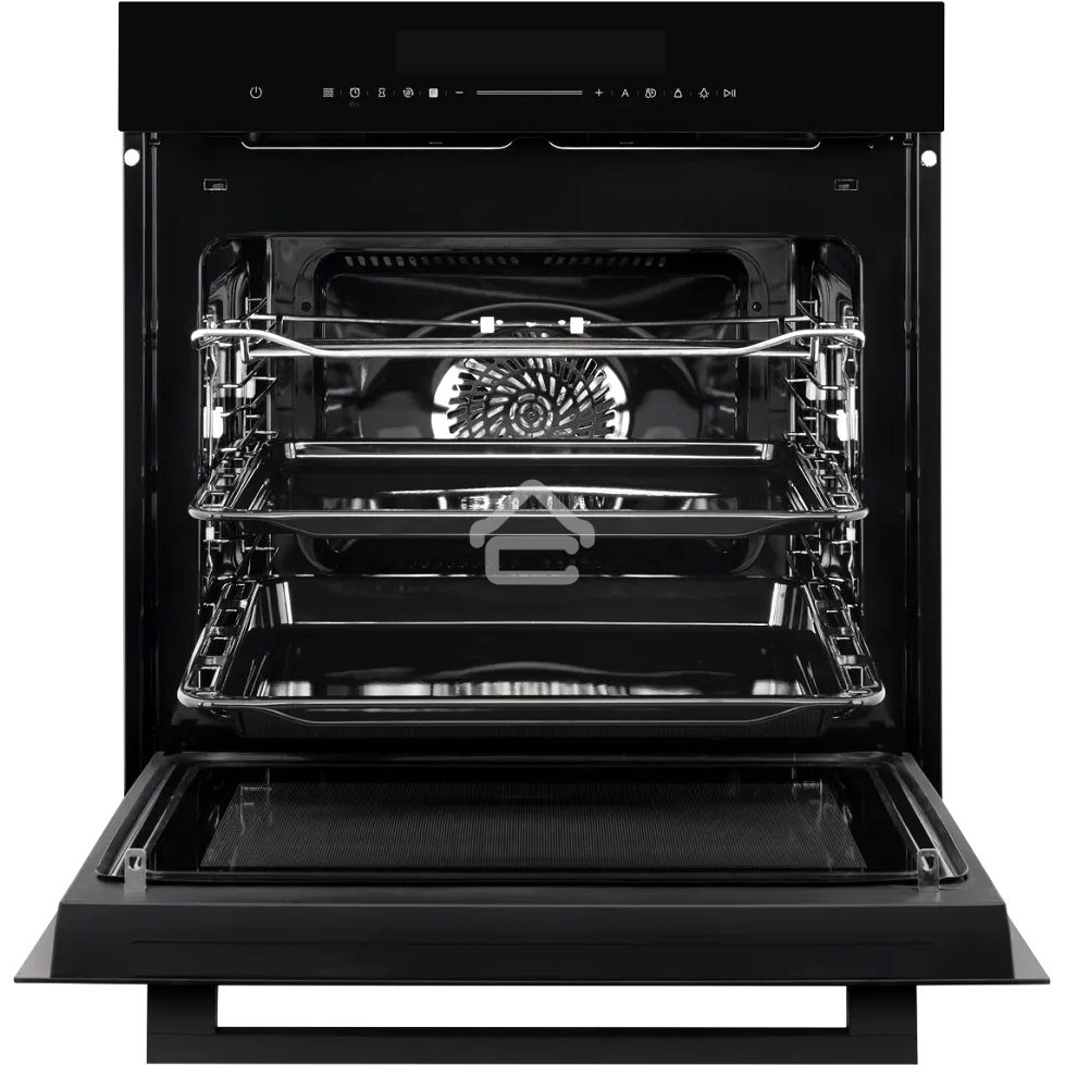 Встраиваемый духовой шкаф Kuppersberg HK 616 Black ШхВхГ: 59.5х59.6х56.5 см, 72 л, гидролизная очистка, черный