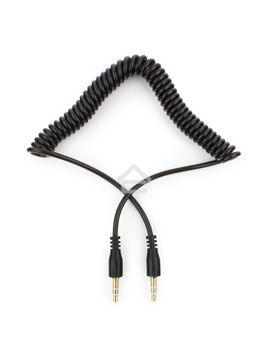 Кабель аудио Cablexpert CCA-405-6, Jack3.5 - Jack3.5, 2м, спиральный