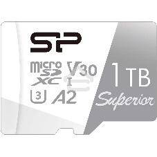 Флеш карта microSDXC 1Tb Class10 Silicon Power SP001TbSTXDA2V20SP Superior + adapter