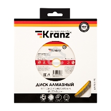 Диск алмазный отрезной Kranz Turbo волна 230x22.2 мм