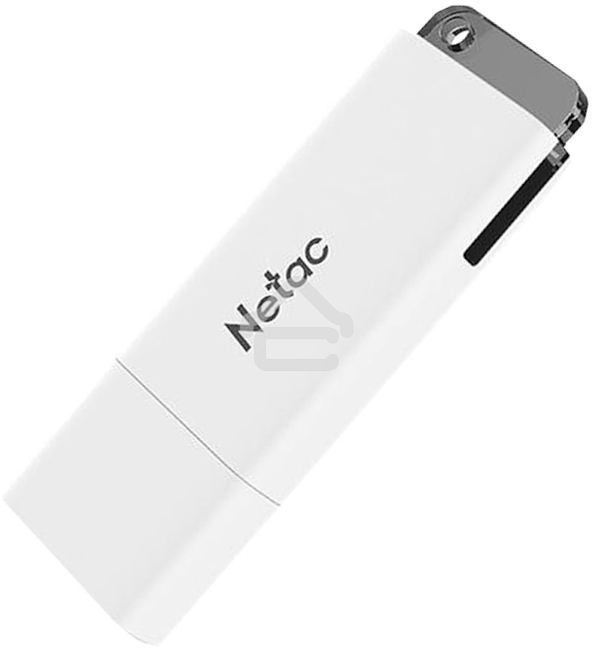 Флешка USB R/W R/W Netac U185 256Gb <NT03U185N-256G-30WH>, USB3.0, с колпачком, пластиковая белая