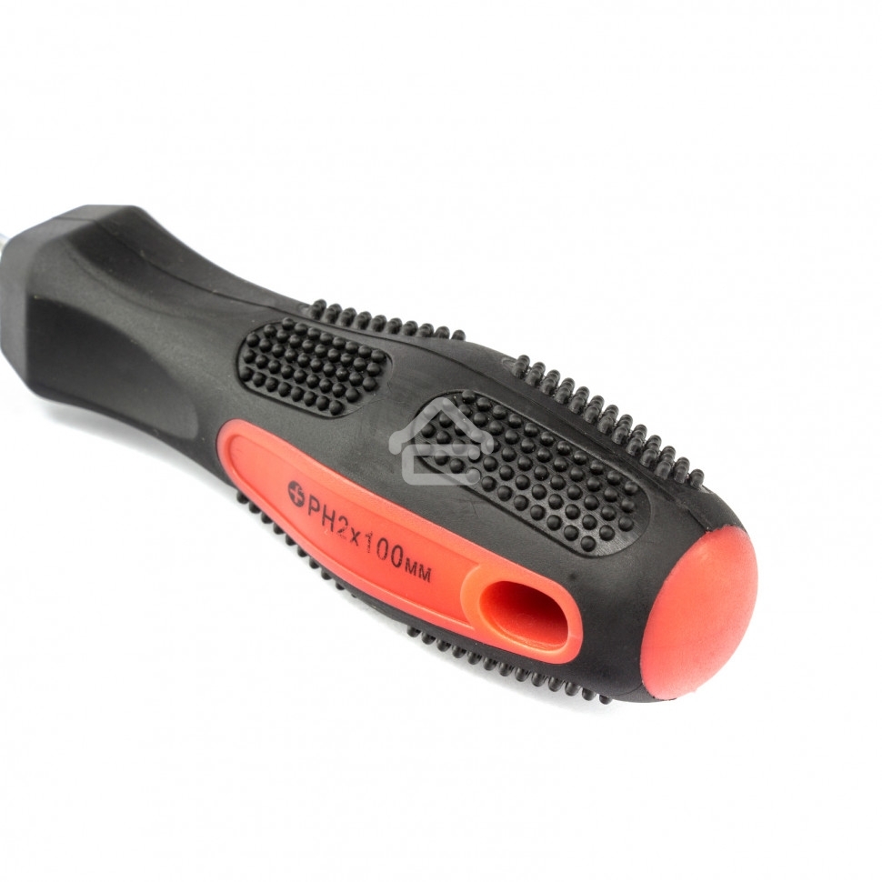 Отвертка Matrix Anti-Slip, PH2 х 100 мм, CrV, двухкомп. рукоятка