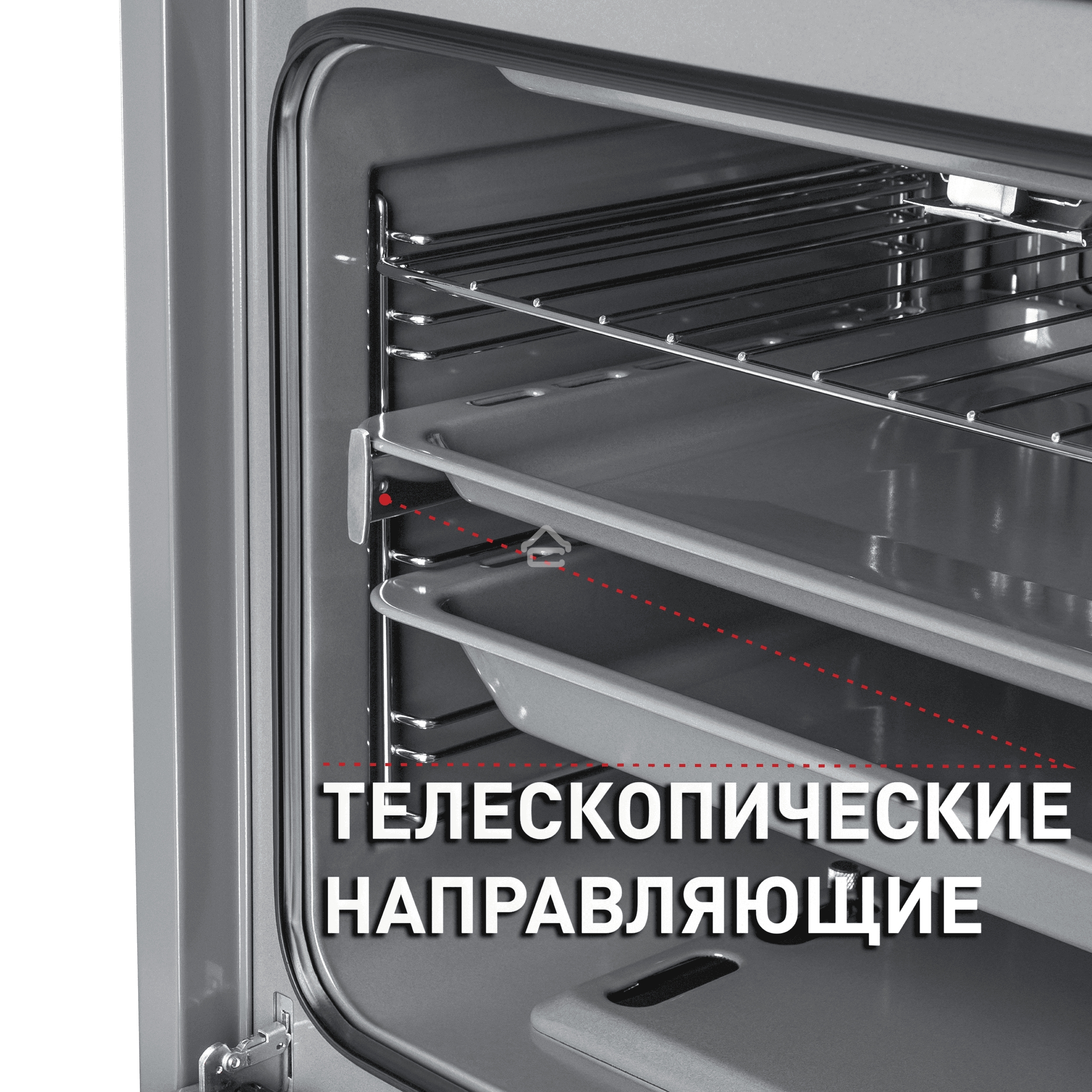 Шкаф духовой газовый Maunfeld MGOG.673B, встраиваемый