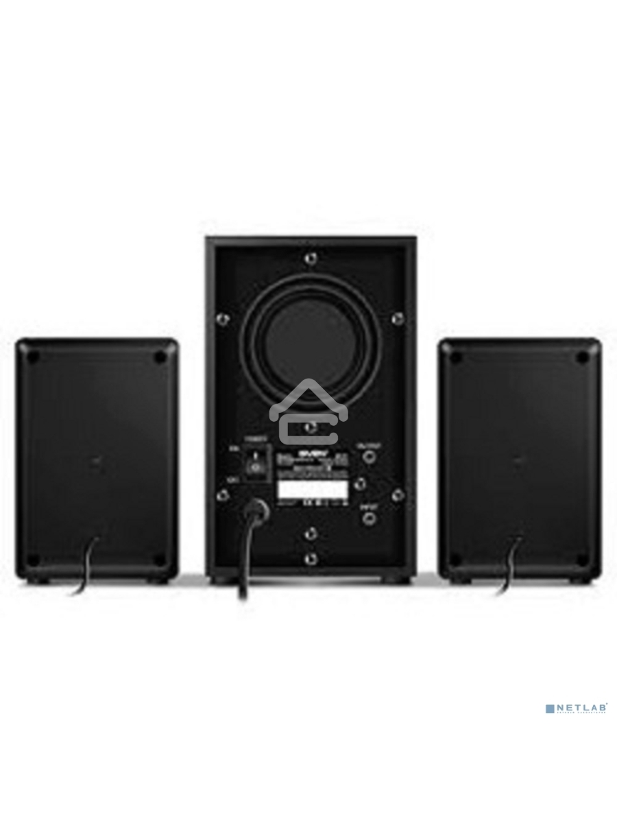 Колонки SVEN MS-90 Black (2x2.5W+ сабвуфер 5W, дерево)