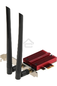Сетевой адаптер Wi-Fi + Bluetooth Cudy WE3000S АХ5400 PCI Express (ант.внеш.съем) 2ант.