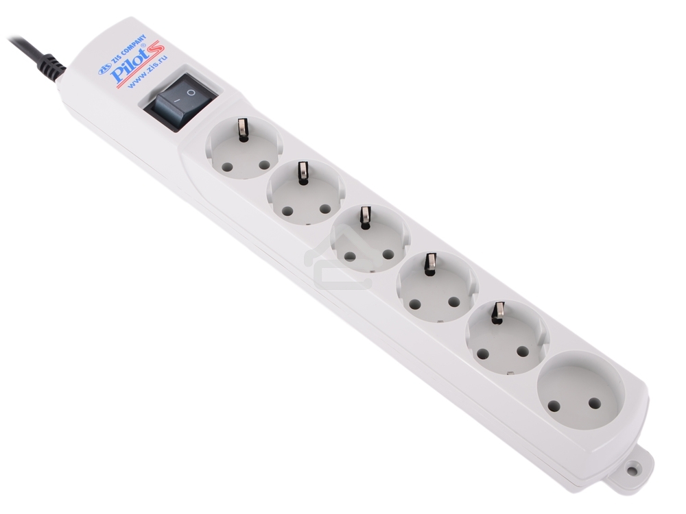 Сетевой фильтр ZIS Фильтр Pilot - S 5 евро, 1 росс. 1.8 м