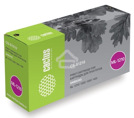 Картридж лазерный Cactus CS-S1210 (ML-1210D3) черный (2500 стр.) для принтеров SAMSUNG ML-1210/1220/1250/1430