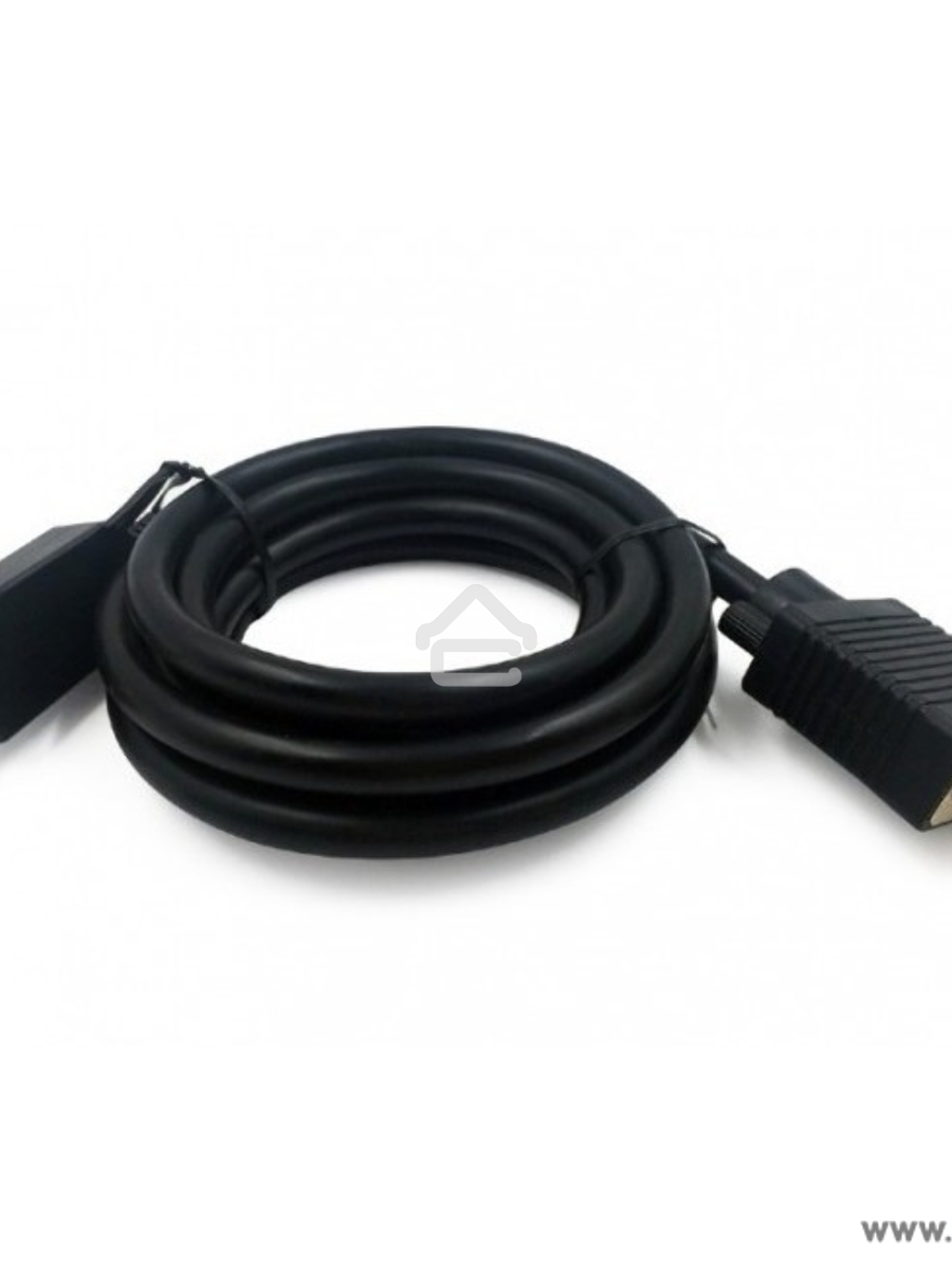 Кабель DisplayPort->VGA Cablexpert CCP-DPM-VGAM-10, 3м, 20M/15M, черный, экран, пакет