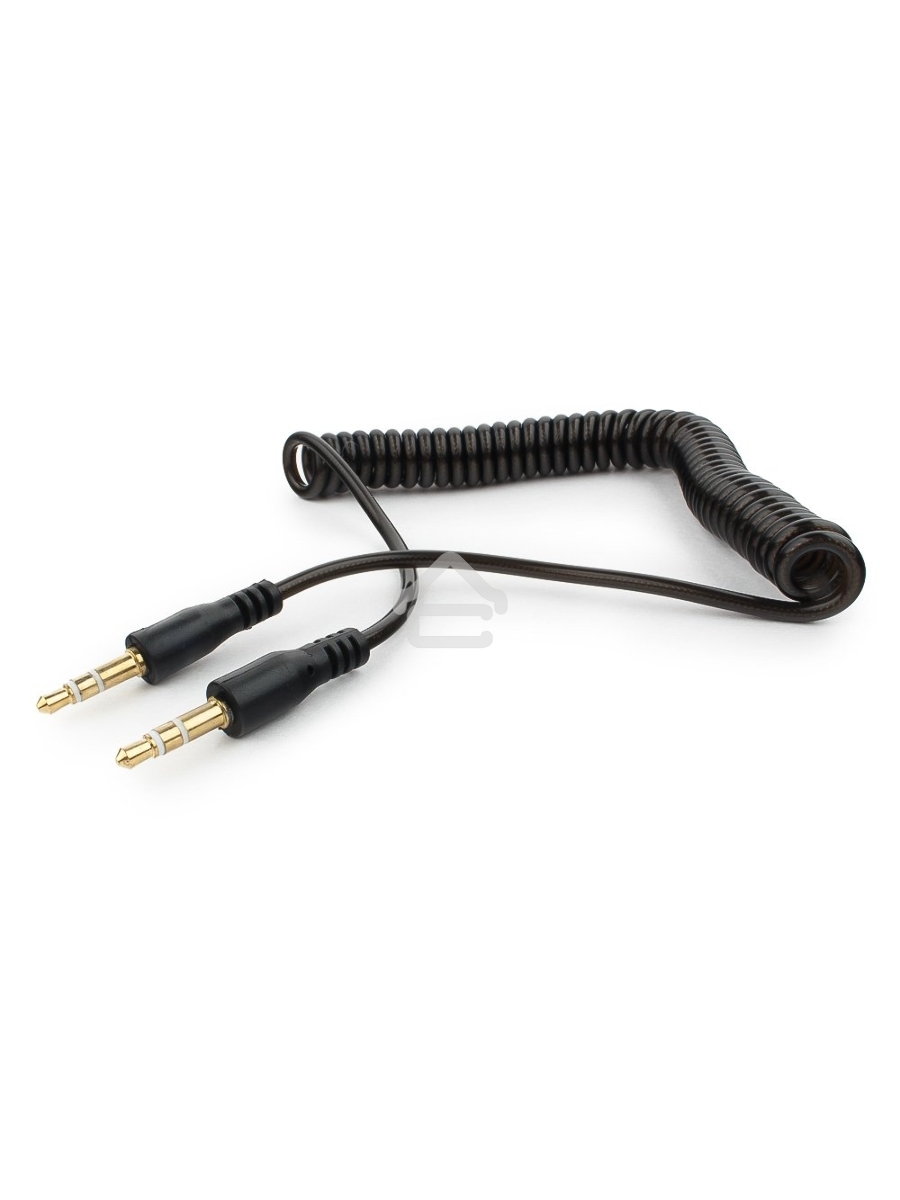 Кабель аудио Cablexpert CCA-405-6, Jack3.5 - Jack3.5, 2м, спиральный