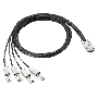 Кабель HPE HPE Mini SAS High Density to Dual 2-lane Mini SAS High Density External Fanout 1 Meter Cable