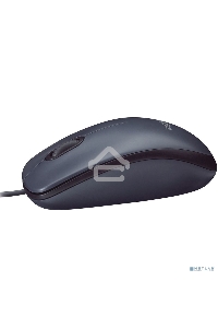 Мышь проводная Logitech M100/100R DARK/GREY (темно-серая/черная), 1000 dpi, USB, кнопки - 3