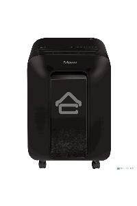 Шредер Fellowes PowerShred LX200 черный (секр.P-4)/перекрестный/12лист./22лтр./скрепки/скобы/пл.карты
