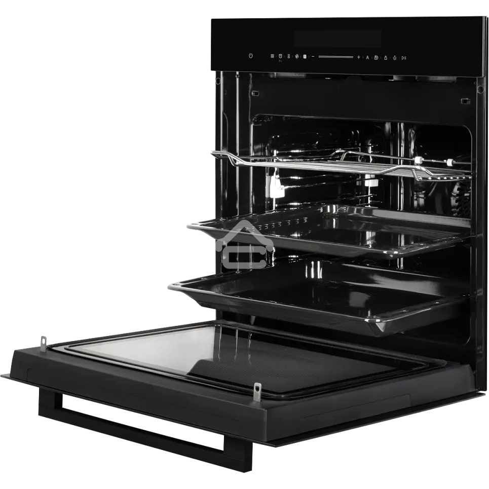 Встраиваемый духовой шкаф Kuppersberg HK 616 Black ШхВхГ: 59.5х59.6х56.5 см, 72 л, гидролизная очистка, черный