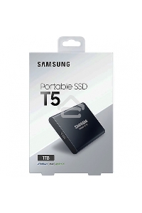 Внешний твердотельный накопитель SSD 1TB Samsung T5 (Up to 540Mb/s, USB 3.1 Type-C) (MU-PA1T0B/WW)